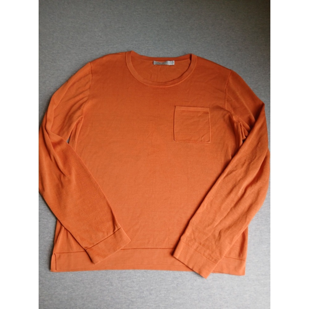 Peter Millar Sweater Large Slim Fit Lightweight Cotton Silk Knit Chest Pocket